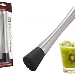 Socador Macerador Caipirinha Inox Amassador Drinks Bartender