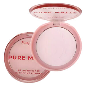 Pó Compacto Pure Matte Ruby Rose Linha Rosa Matificante - 6.