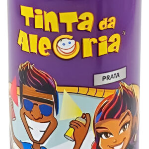 Tinta Da Alegria Spray Temporário Para Cabelo 150ml Prateado