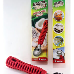 Raspa Coco Raspador De Inox Manual Com Cabo Reforçado Keita