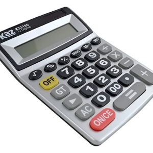 Calculadora De Mesa 12 Dígitos Kaz - Kz3180 Cinza Cinza