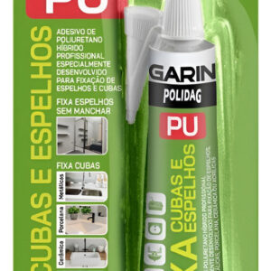 Adesivo Selante Pu Fixa Cuba E Espelho Polidag Garin 80g