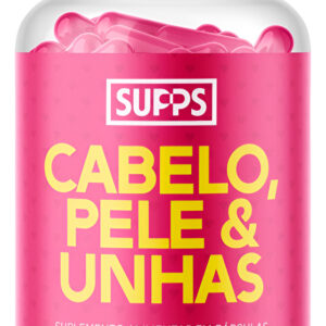 Vitamina Cabelo Pele & Unhas Supps - 60 Caps Sem Sabor Sem S