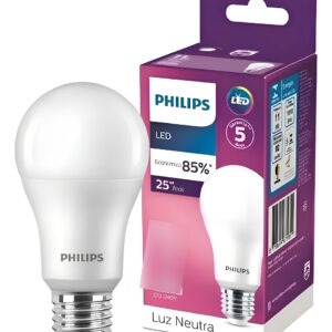 Lâmpada Led Bulbo 11w Philips 1018lm 4000k Branco-neutro Bra