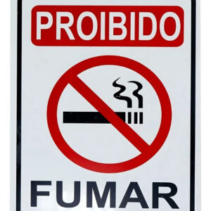 Placa De Sinalização Proibido Fumar 15x20 Pacific Proibido F