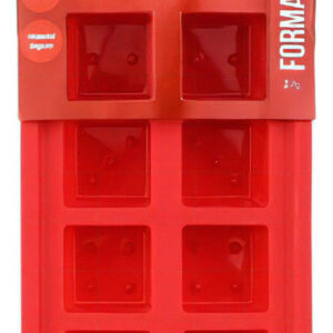 Forma Para Gelo De Silicone Cubos Grandes Clink