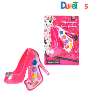 Estojo De Maquiagem Para Bonecas Sombras Salto Duetoys