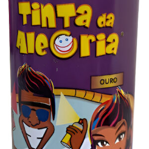 Tinta Da Alegria Spray Temporário Para Cabelo 150ml Ouro