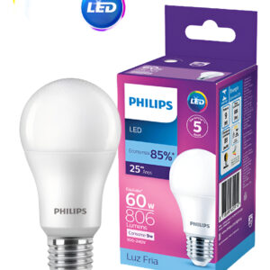 Lampada Led Bulbo 9w Philips E27 6500k A60 Branco-frio Branc