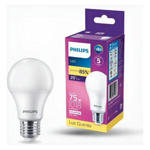 Lâmpada Led Bulbo 11w Philips 3000k 1018lm E27 Luz Quente Br