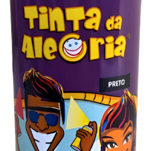 Tinta Da Alegria Spray Temporário Para Cabelo 150ml Preto