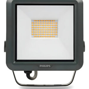 Refletor Philips 30w Essential Led Flood 3000k Bivolt Bvp090 Cinza-escuro Branco-quente