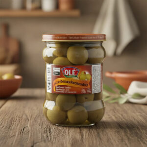 Azeitonas Verdes Olé Recheadas Pote De Vidro - 140g Drenado