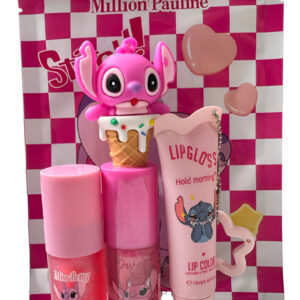 Kit Gloss Labial Infantil + Máscara De Hidratação Desenhos K