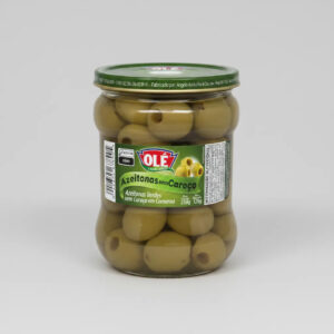 Azeitonas Verdes Olé Sem Caroço Pote De Vidro - 120g Drenado