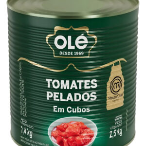 Tomates Pelados Em Cubos Olé Lata 2,5kg Masterchef