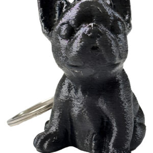 Chaveiro De Cachorro Bulldog Francês Preto