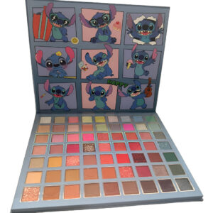 Paleta De Sombra Colorida Lilo Stitch 63 Cores Azul-aço