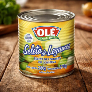 Seleta De Legumes Olé Cm Conserva Lata - 170g Drenado