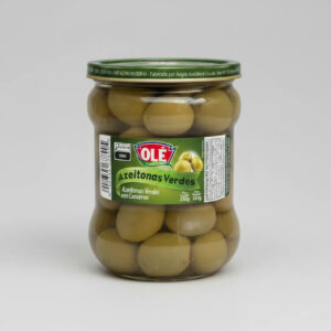 Azeitonas Verdes Olé Com Caroço Pote De Vidro - 140g Drenado