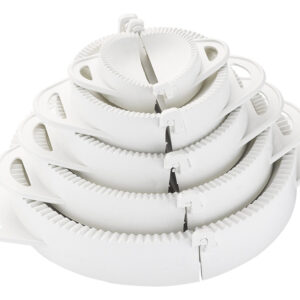 Formas Para Pastel E Salgado C/ 5 Tamanhos Keita Branco