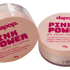 Pó Solto Ultrafino Pink Power Dapop Rosa