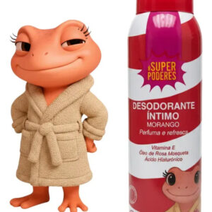 Desodorante Íntimo De Morango P/ Virilha Super Poderes 150ml