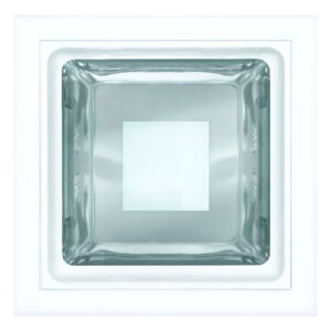 Luminária Embutir Quadrada 145x145 Vidro Semi Fosco Alumbra