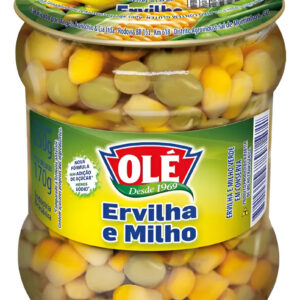Ervilha E Milho Em Conserva Olé Pote De Vidro - 170g Drenado