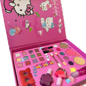 Estojo De Maquiagem Miss Ever Hello Kitty C/ Sombra, Batom