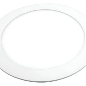 Painel Plafon De Embutir Redondo Led 6w Quente Philips 3000k