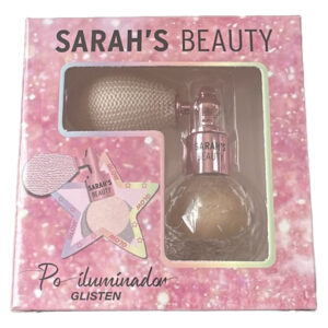 Iluminador Retro Com Borrifador  Cor 01 Ao 06 Sarah`s Beauty