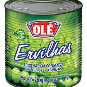 Ervilha Em Conserva Lata 2,6kg Olé