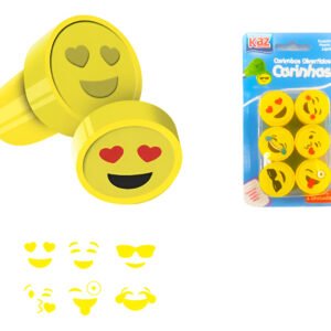 Carimbos Divertidos Kaz Carinhas Blister C/ 6 Unidades