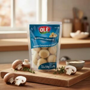 Cogumelos Champignon Olé Sachê - 80g Drenado