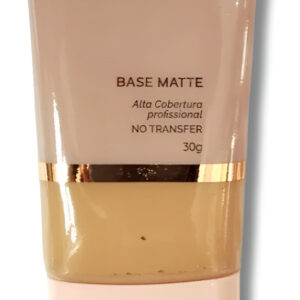 Base Matte Alta Cobertura 30g Phallebeauty Tom 01 Ao 08 - To